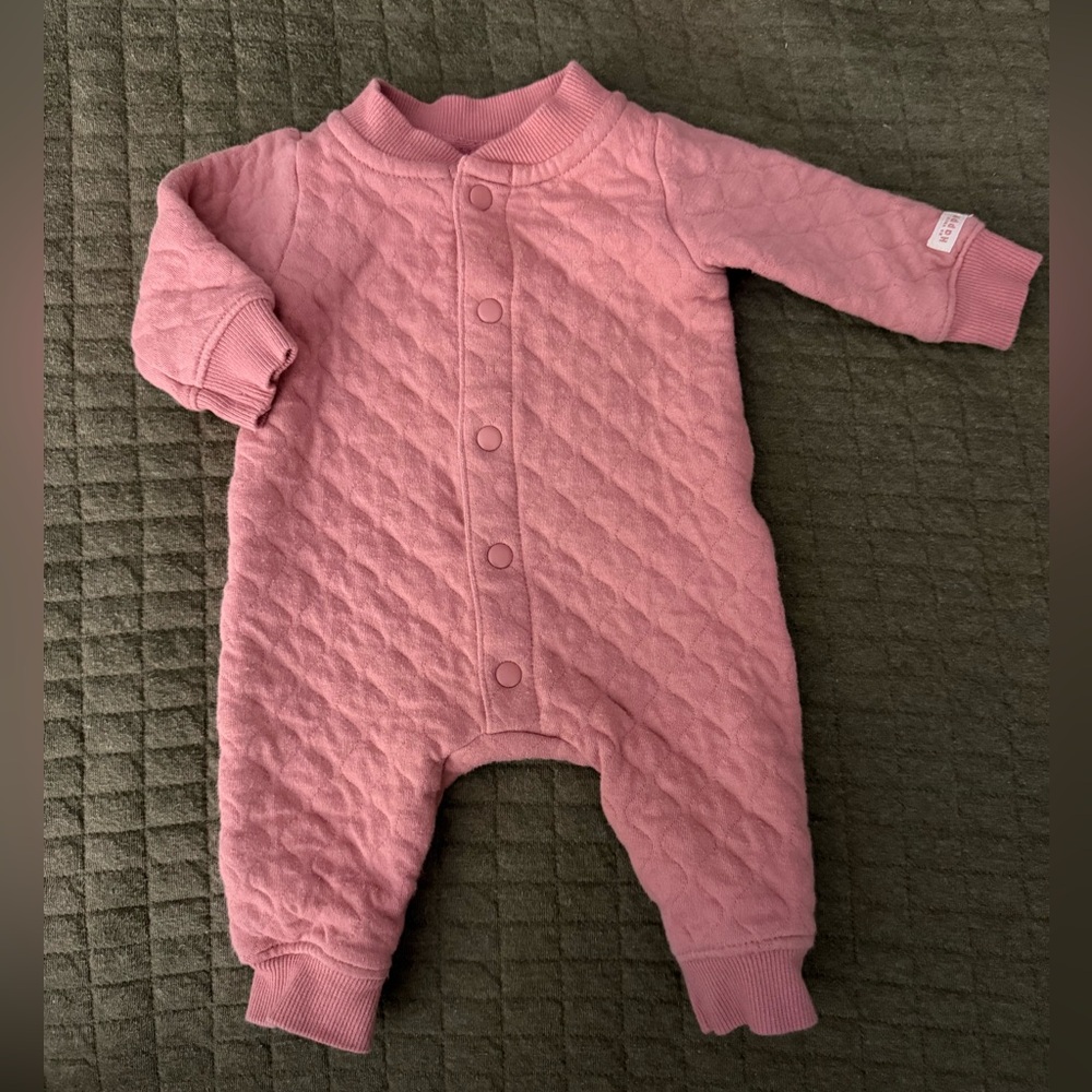 Carter's Quilted Pink Footie